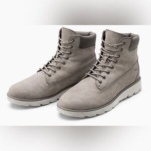 Timberland 6-Inch Premium Waterproof Boots Grey Nubuck size 9 women’s